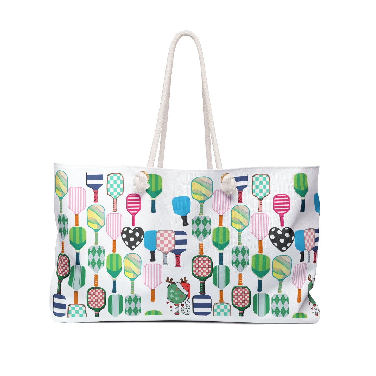 Pickleball Weekender Bag - Esmé Paddle Print Travel Tote