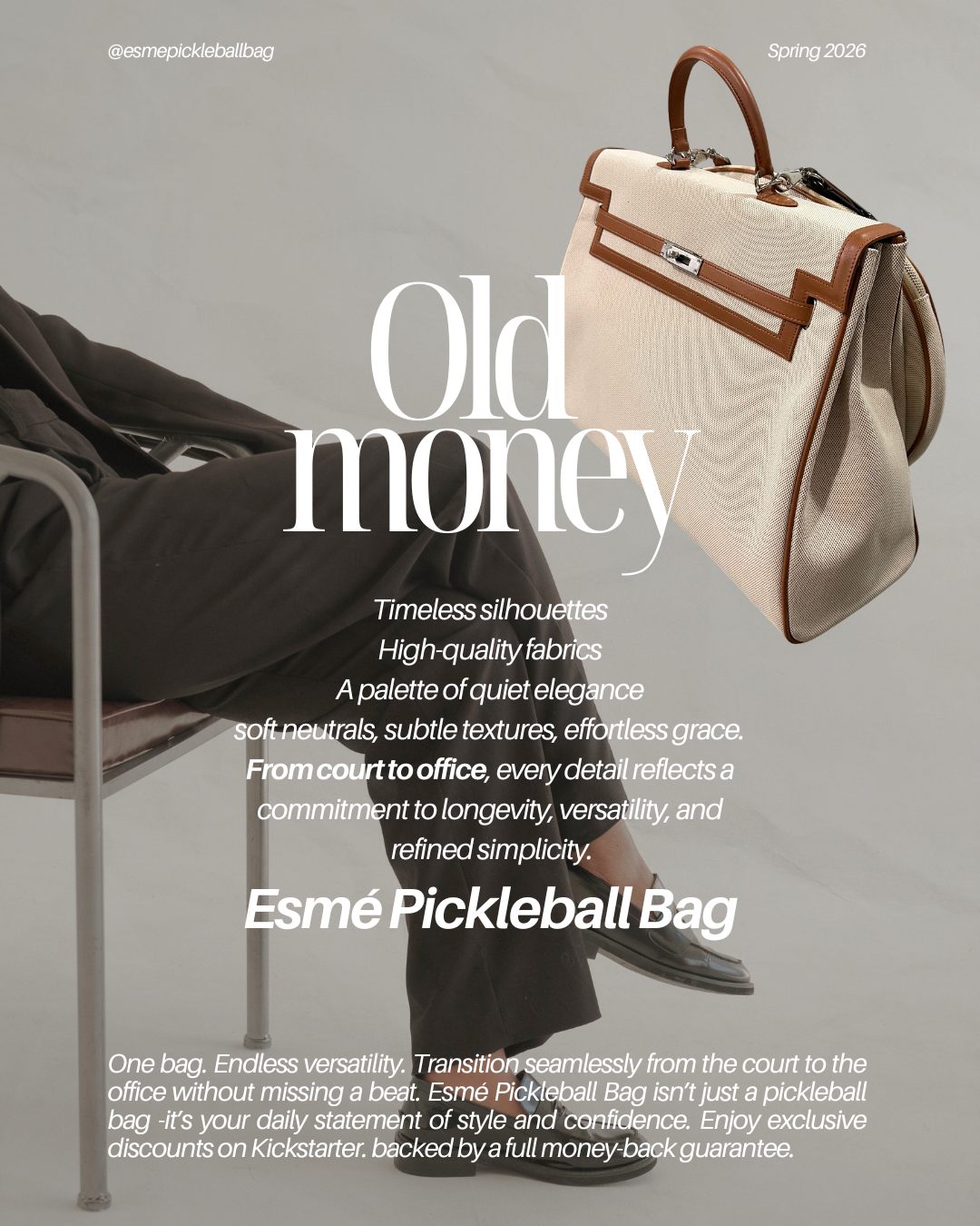 Esmé Pickleball Bag | The Luxury Pickleball Bag for Every Occasion