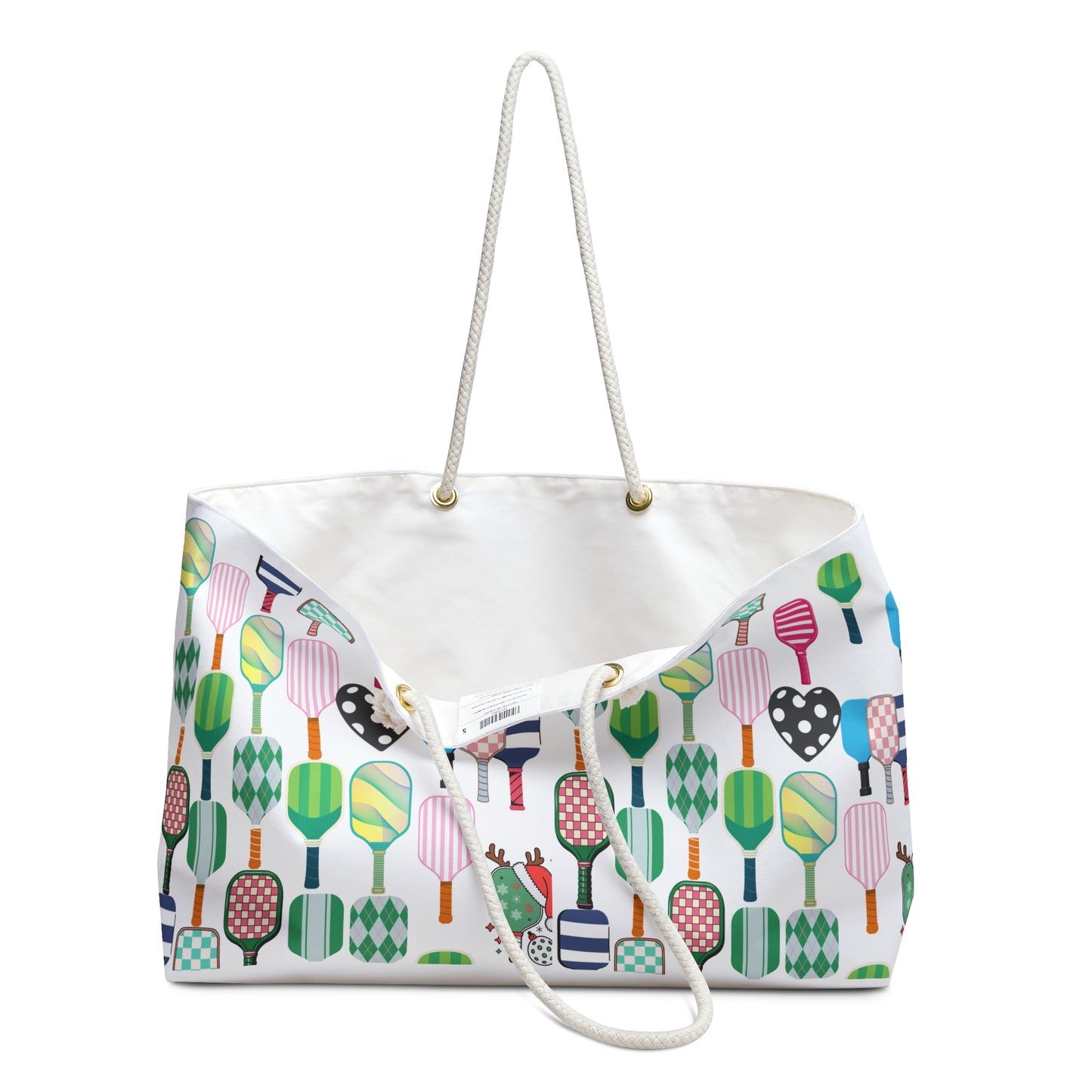 Pickleball Weekender Bag - Esmé Paddle Print Travel Tote